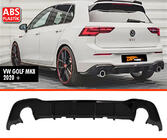 Volkswagen Golf 8 2019- Difuzor Spate DPT V-1 (Negru Lucios) foto 1