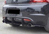 Volkswagen Scirocco 2008-2017 Difuzor Spate DPT V-4 (2008-2017, Negru Lucios) foto 3