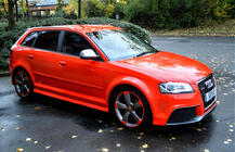 Audi A3 2003-2012 Praguri Laterale DPT (2005-2008, Negru Lucios) foto 1