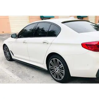 Extensii praguri DPT V-1 (pentru praguri M-Sport/M5, negru lucios) foto 2