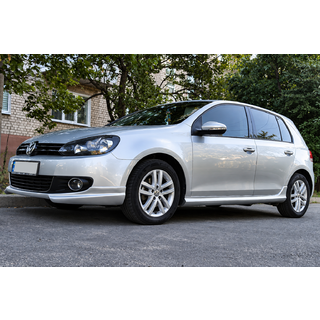 Praguri Laterale DPT V-1 (HB, pentru vopsit) Volkswagen Golf 6 2008-2014 foto 1