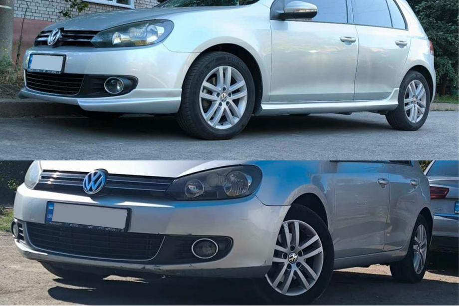 Volkswagen Golf 6 2008-2014 Praguri Laterale DPT V-1 (HB, pentru vopsit) Foto 8