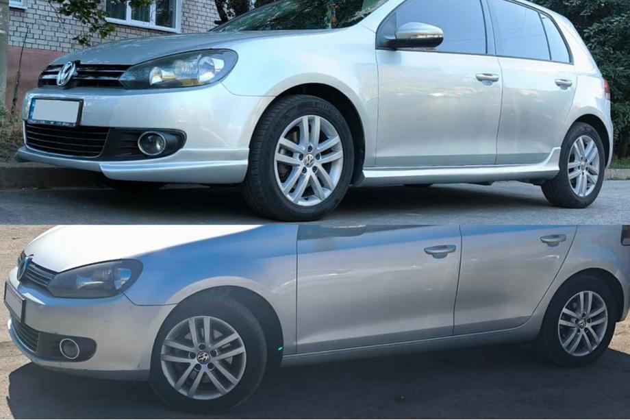 Volkswagen Golf 6 2008-2014 Praguri Laterale DPT V-1 (HB, pentru vopsit) Foto 7