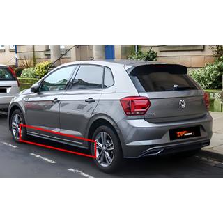 Praguri Laterale DPT V-2 (Negru Lucios) Volkswagen Polo 2017-