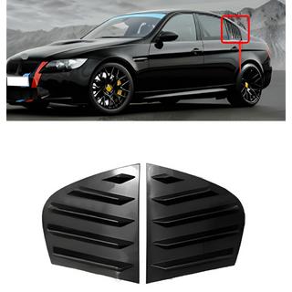 Capace geamuri spate DPT (Negru Lucios, 2buc) BMW 3 Series E90/E91 2005-2011 foto 1