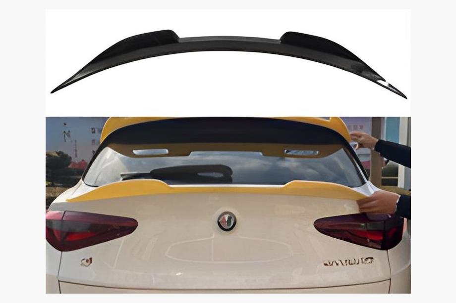 Alfa Romeo Stelvio 2016- Spoiler DPT V-1 (Negru Lucios) Image