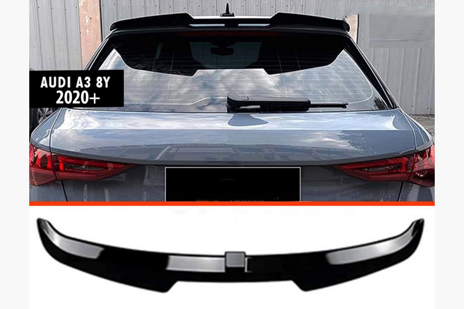 Audi A3 2020- Spoiler DPT V-1 (HB, Negru Lucios) Image