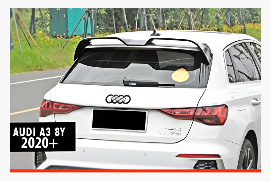 Audi A3 2020- Spoiler DPT V-2 (HB, Negru Lucios) Image