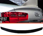Audi A6 C7 2011-2017 Eleron spate DPT V1 (Sedan, negru lucios) foto 1