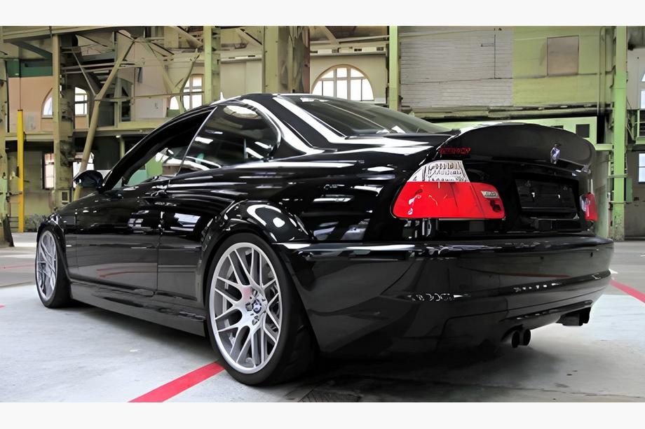 BMW 3 Series E46 1998-2006 Spoiler CSL-Style (pentru Coupe, Negru Lucios) Image