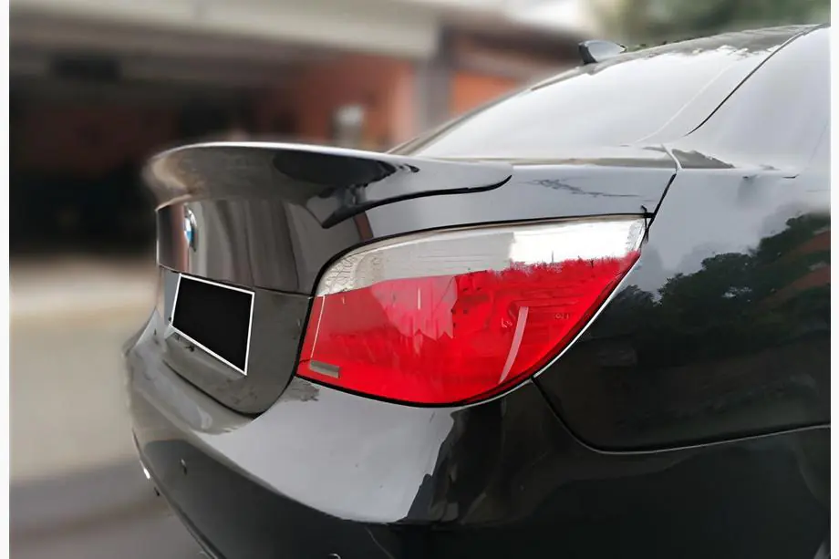 BMW 5 Series E60/E61 2003-2010 Spoiler CSL-Style (Negru Lucios) Foto 2