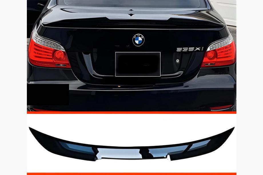 BMW 5 Series E60/E61 2003-2010 Spoiler PSM-Style (Negru Lucios) Foto 3
