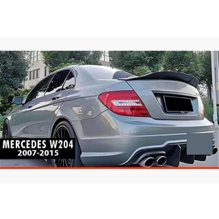Spoiler DPT V-2 (Negru Lucios) Mercedes C-class W204 2007-2015 foto 1