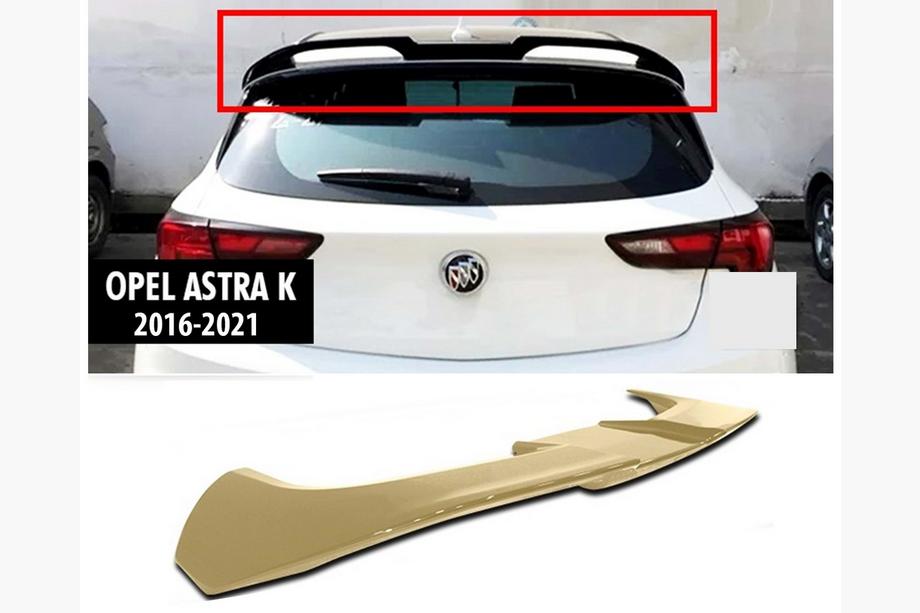 Opel Astra K 2016-2021 Spoiler DPT V-1 (Negru Lucios) Image