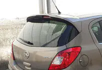 Opel Corsa D 2007-2014 Spoiler DPT (Negru Lucios) foto 2