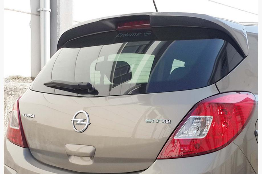 Opel Corsa D 2007-2014 Spoiler DPT (Negru Lucios) Image