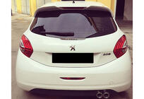 Peugeot 208 2012-2019 Spoiler DPT (grunduit pentru vopsire) foto 4