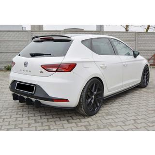 Spoiler DPT V-8 (Negru Lucios) Seat Leon 2013-2020 foto 3