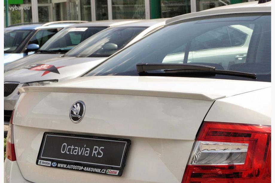Skoda Octavia III A7 2013-2019 Eleron spate DPT V-1 (Negru lucios) Foto 1