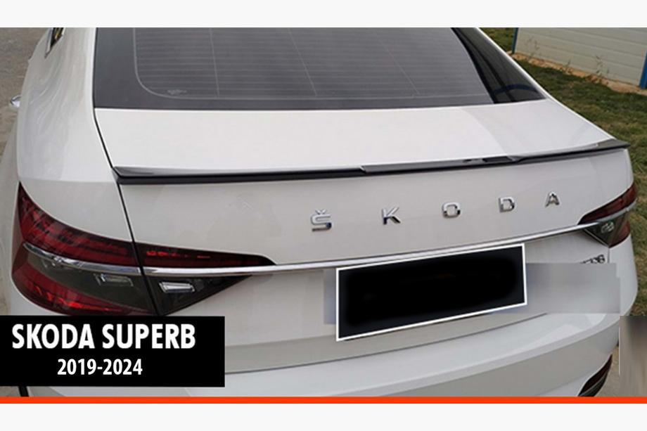 Skoda Superb 2015-2024 Spoiler DPT V-3 (2019-2024, Negru Lucios) Image
