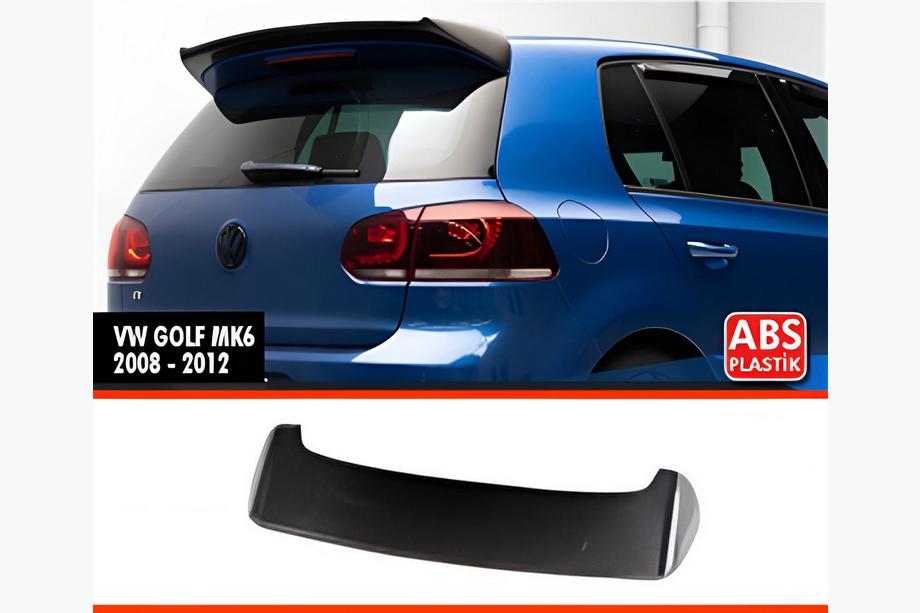 Volkswagen Golf 6 2008-2014 Spoiler DPT V-2 (HB, Negru Lucios) Foto 1