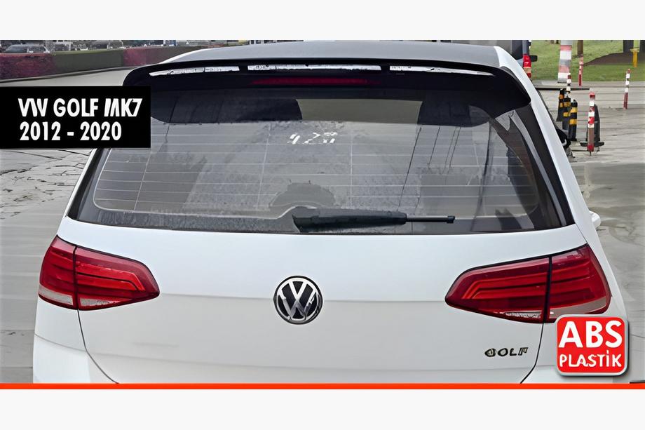 Volkswagen Golf 7/E-Golf 2012-2020 Spoiler DPT V-8 (HB, Negru Lucios) Image