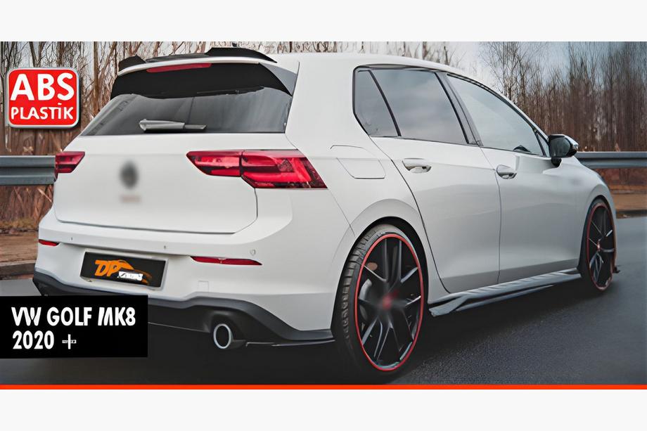 Volkswagen Golf 8 2019- Spoiler DPT V-3 (HB, Negru Lucios) Image