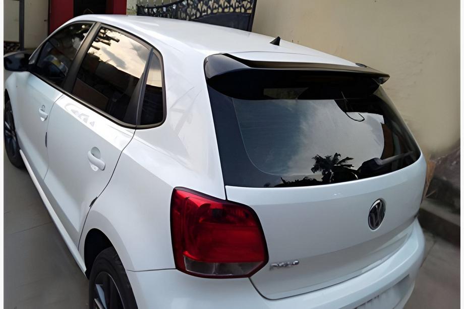 Volkswagen Polo 2010-2017 Spoiler DPT V-6 (HB, Negru Lucios) Foto 1