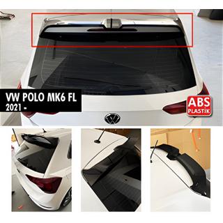 Spoiler DPT V-1 (2021+, HB, Negru Lucios) Volkswagen Polo 2017- foto 1