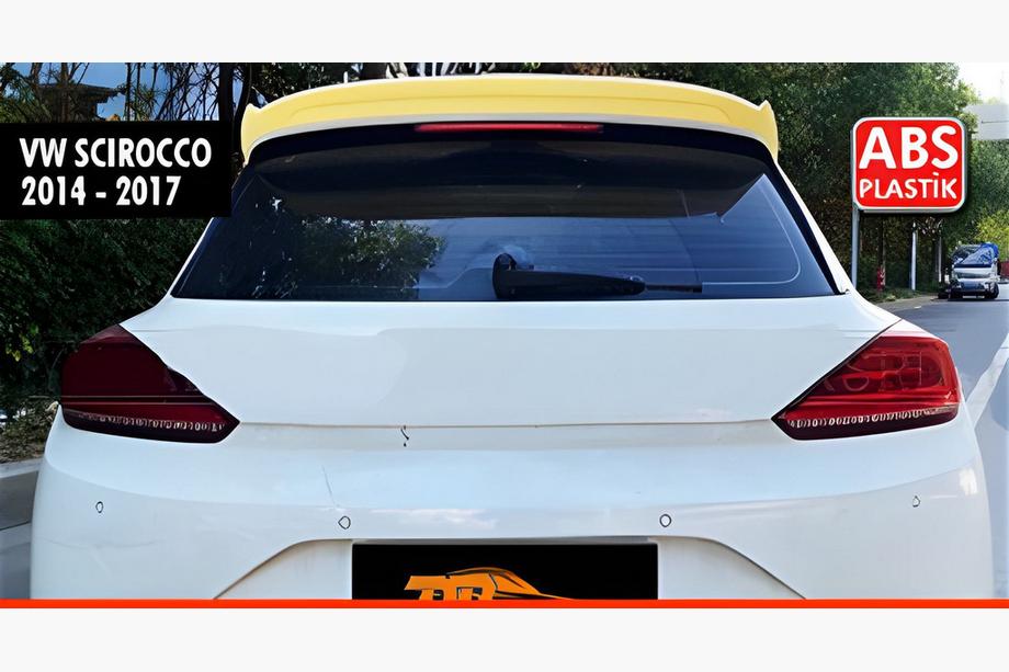 Volkswagen Scirocco 2008-2017 Spoiler Spate DPT V-2 (2014-2017, Negru Lucios) Image
