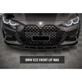 Lip fata DPT V-1 (pentru G22/G23, negru lucios) BMW 4 Series G22/23/26 2020- foto 1