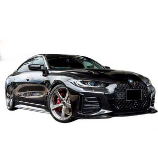 Lip fata DPT V-2 (pentru G22/G23, Negru Lucios) BMW 4 Series G22/23/26 2020- foto 4