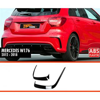 Extensii Spoiler Spate DPT (Negru Lucios) Mercedes A-сlass W176 2012-2018
