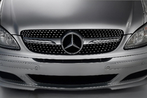 Mercedes Vito W639 2004-2014 Grila Fata Diamond Silver (2004-2010) foto 1