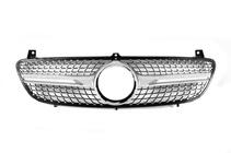 Mercedes Vito W639 2004-2014 Grila Fata Diamond Silver (2004-2010) foto 3