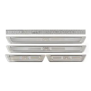 Protectii universale prag Opel V-1 (4 buc, inox) foto 1