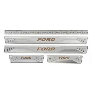 Protectii prag universale Ford V-2 (4 buc, inox) foto 1
