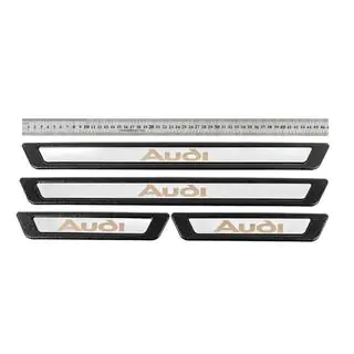 Protectii prag universale Audi V-3 (4 buc, inox) foto 1