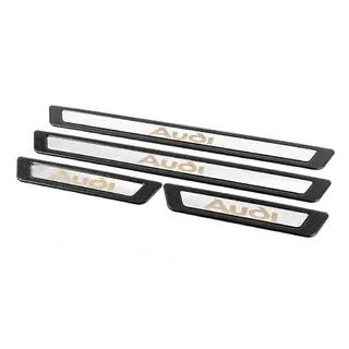 Protectii prag universale Audi V-3 (4 buc, inox) foto 3