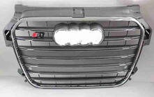 Audi A1 2010-2018 Grila fata S-Style (2010-2014, gri cu crom) foto 1