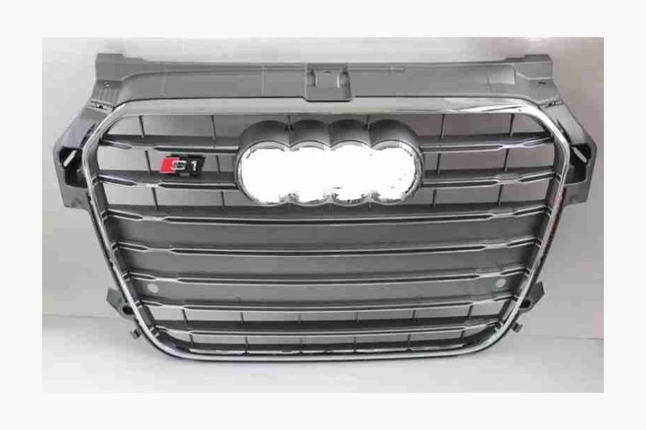 Audi A1 2010-2018 Grila fata S-Style (2010-2014, gri cu crom) Image