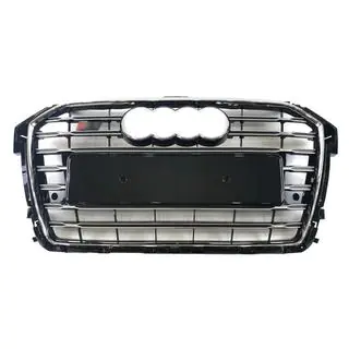 Grila fata S-Style (2014-2018, neagra cu crom) foto 1