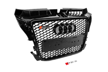 Audi A3 2003-2012 Grila Fata RS-Style (2008-2012, neagra cu crom) foto 3