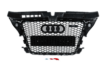 Audi A3 2003-2012 Grila Fata RS-Style (2008-2012, neagra cu crom) foto 4