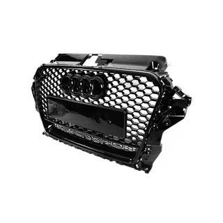 Grila Fata RS-Style cu Inscription Quattro (2012-2016, neagra) Audi A3 2012-2020 foto 2