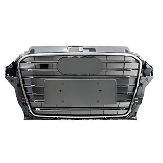 Grila fata RS-Style (2012-2016, gri cu crom) Audi A3 2012-2020