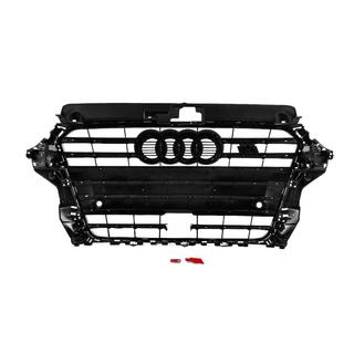 Grila Fata S-Style (2012-2016, neagra) Audi A3 2012-2020 foto 4