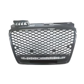 Grila fata RS-Style V-1 (fara logo, neagra cu crom) Audi A4 B7 2004-2008