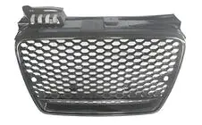 Audi A4 B7 2004-2008 Grila fata RS-Style V-2 (fara logo, neagra cu crom) foto 1