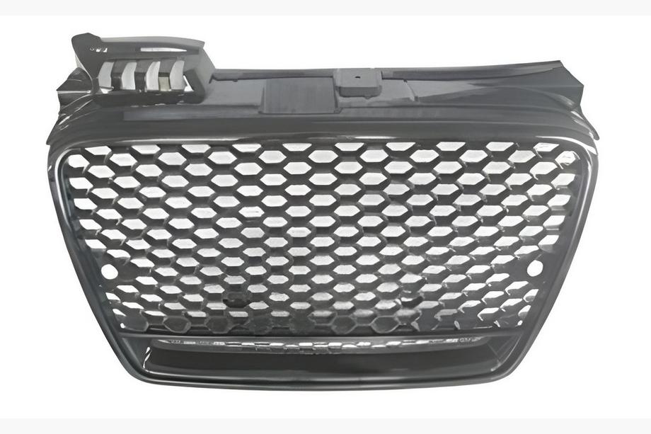 Audi A4 B7 2004-2008 Grila fata RS-Style V-2 (fara logo, neagra cu crom) Foto 1